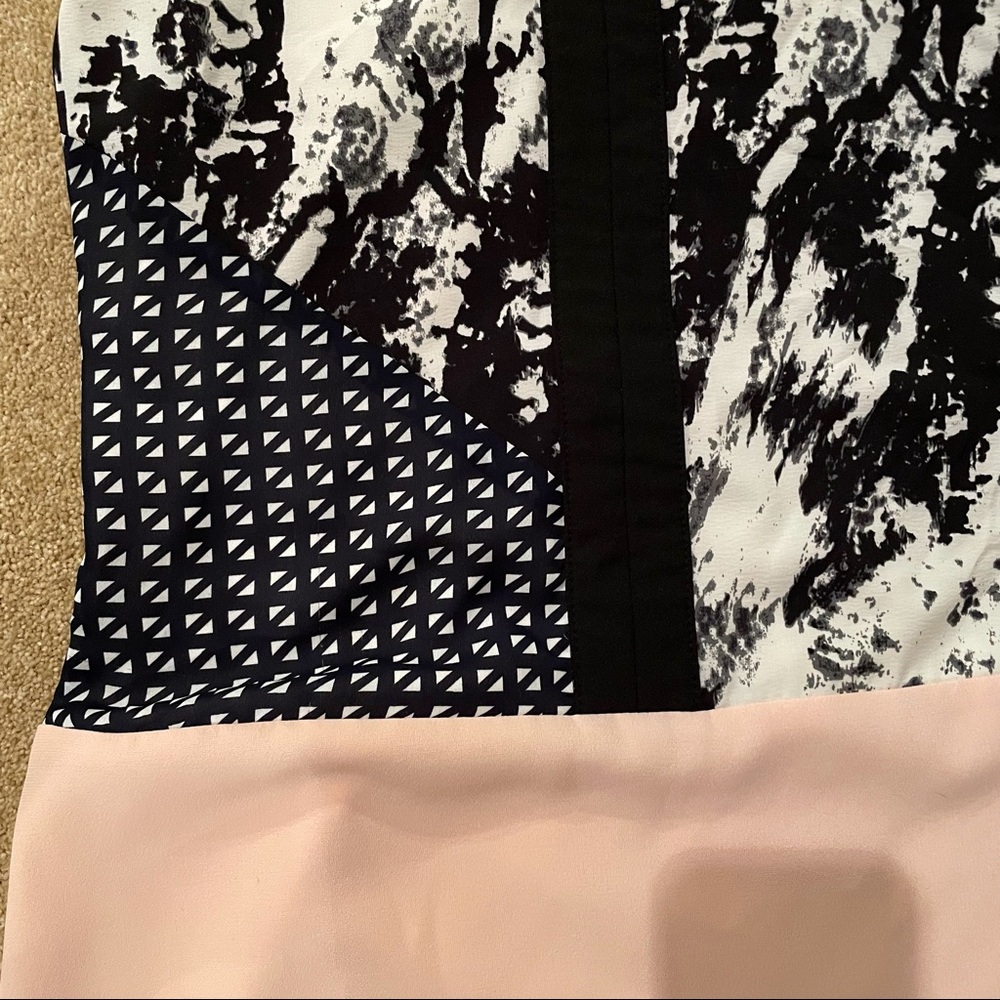 Adelyn Rae Mixed Print Racerback dress - Picture 4 of 16